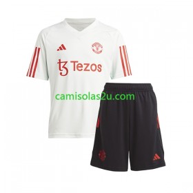 Manchester United Criança Camisolas de Treino Branco 2023/24